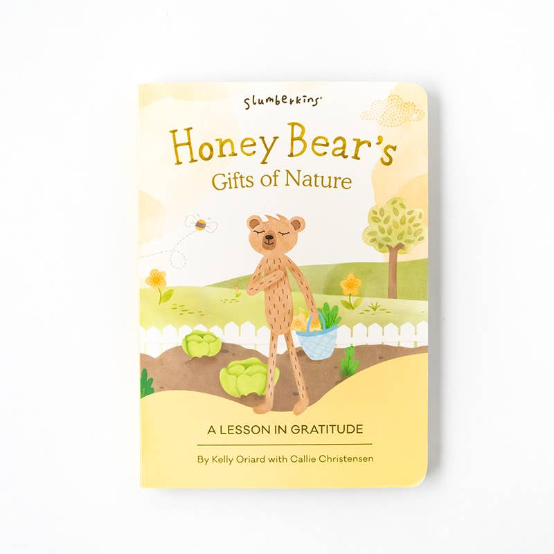Slumberkins Inc. - Honey Bear's Gratitude Plush Set - with 2 books!