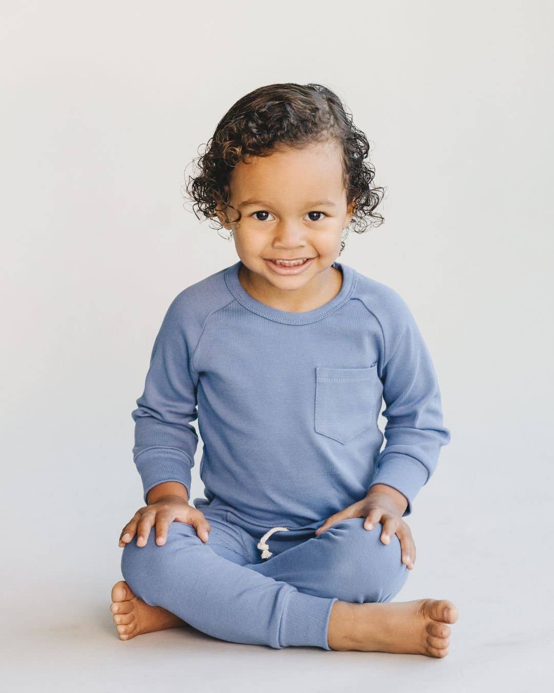 Lucky Panda Kids - Lounge Set | Ocean Blue