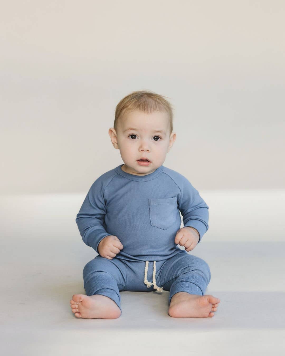 Lucky Panda Kids - Lounge Set | Ocean Blue