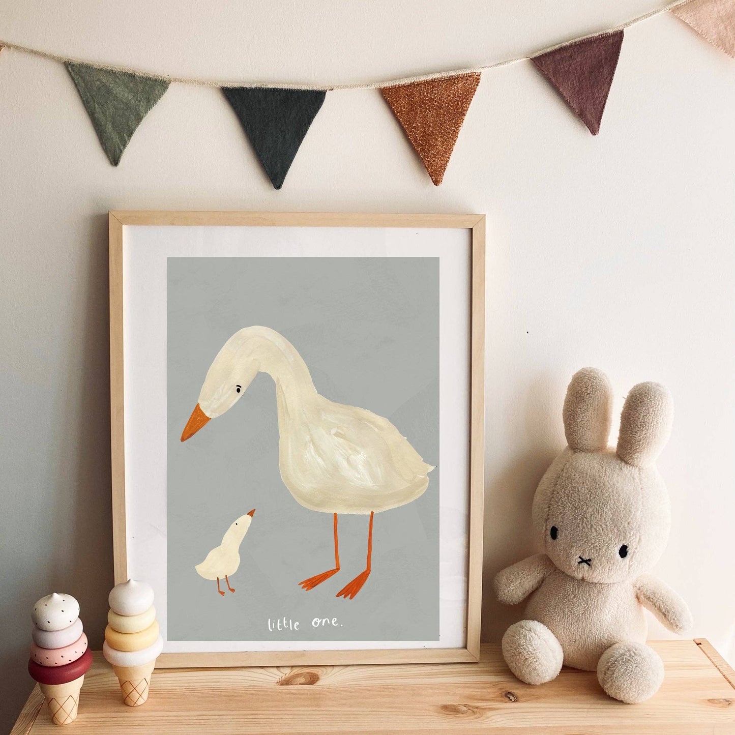 yaya studio - Little One Geese Art Print