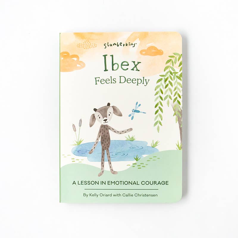 Slumberkins Inc. - Ibex's Emotional Courage Plush Set - with 2 books!