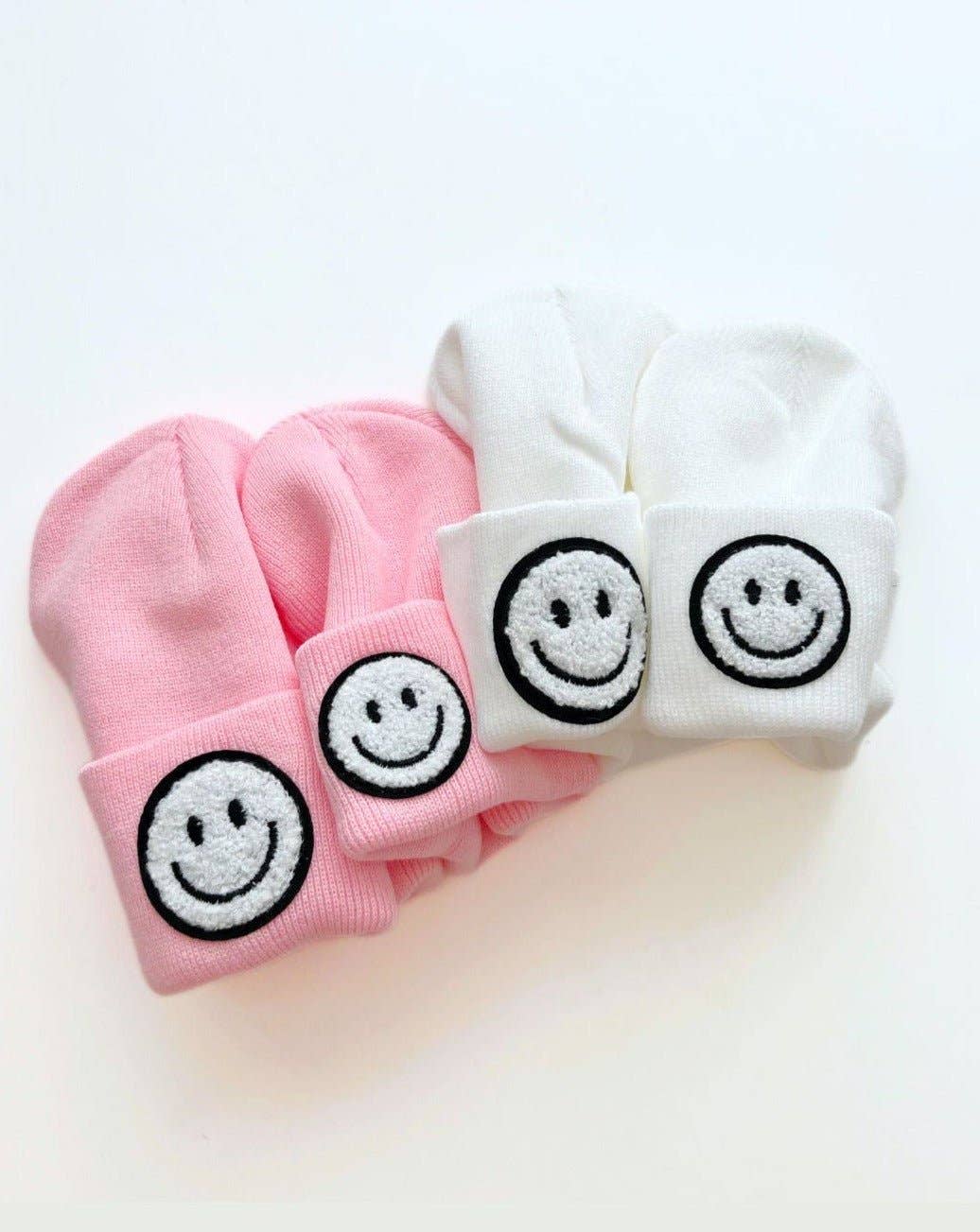 Lucky Panda Kids - Smiley Baby & Kids' Beanie | Pink