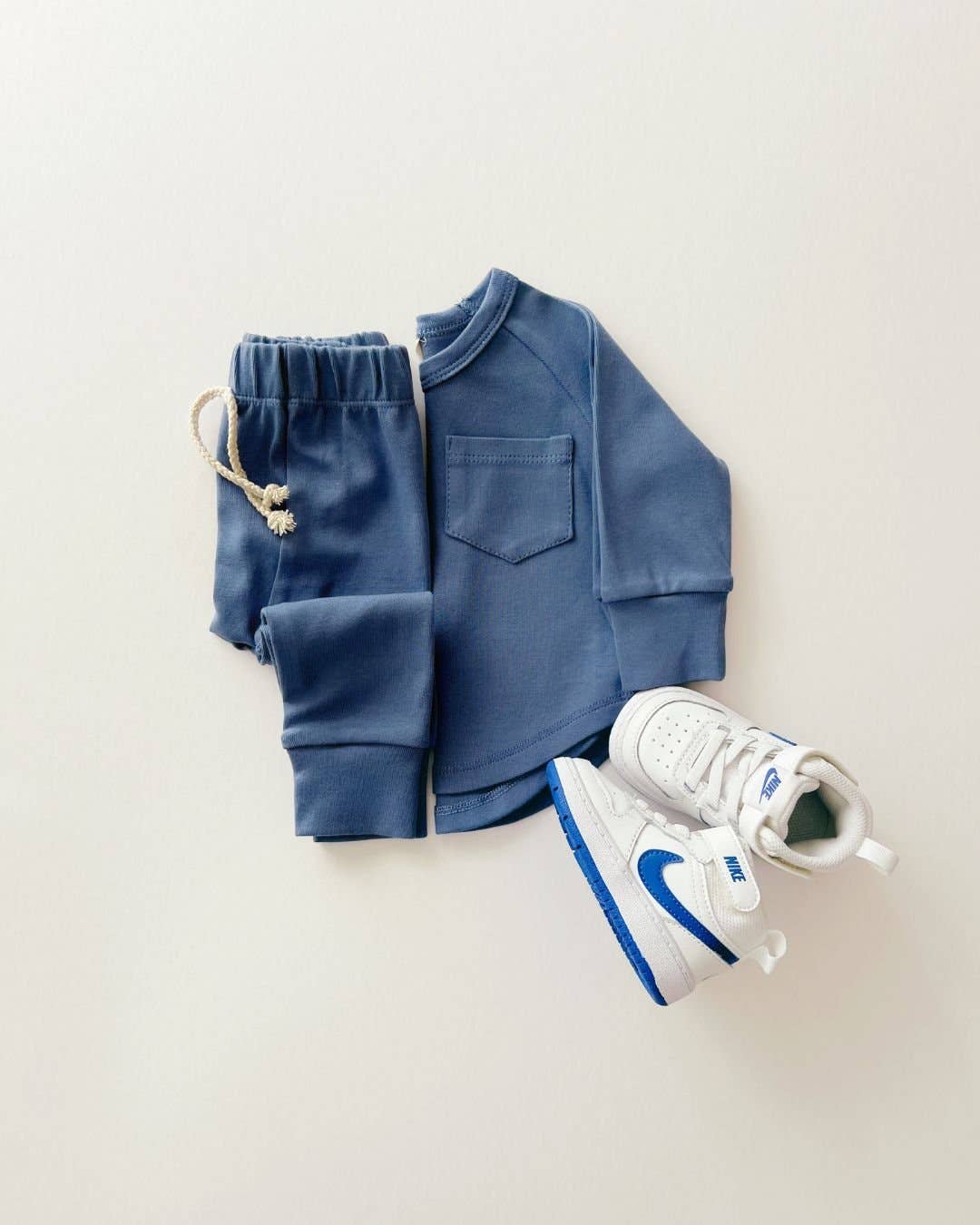 Lucky Panda Kids - Lounge Set | Ocean Blue