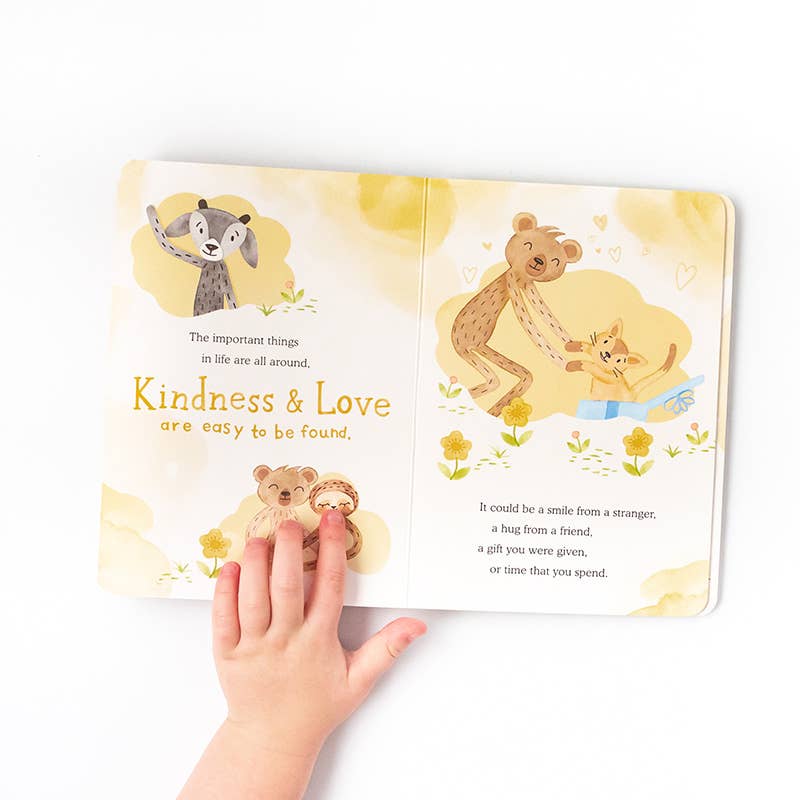 Slumberkins Inc. - Honey Bear's Gratitude Plush Set - with 2 books!