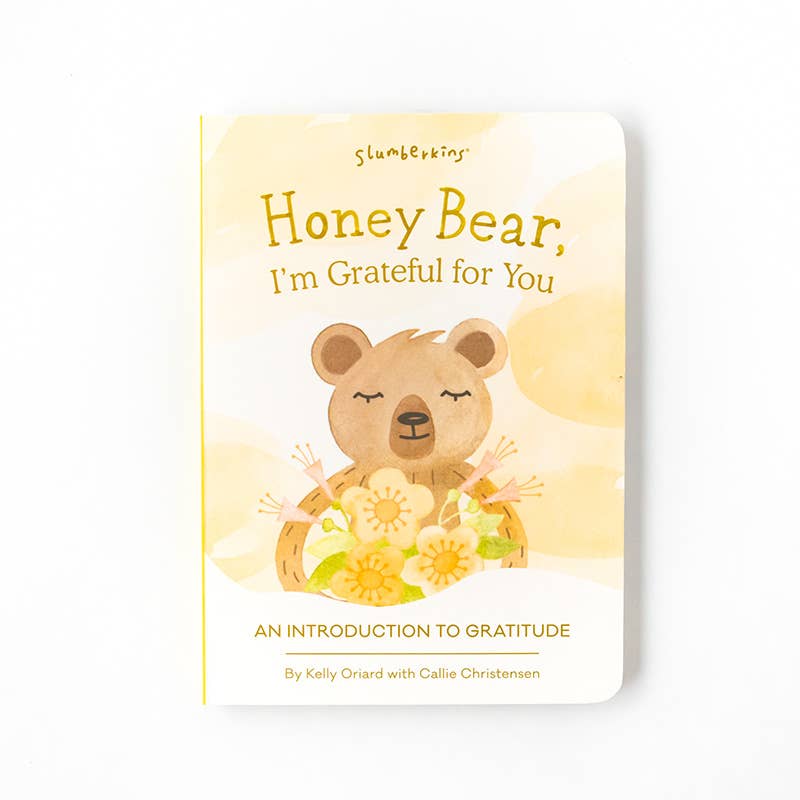 Slumberkins Inc. - Honey Bear's Gratitude Plush Set - with 2 books!