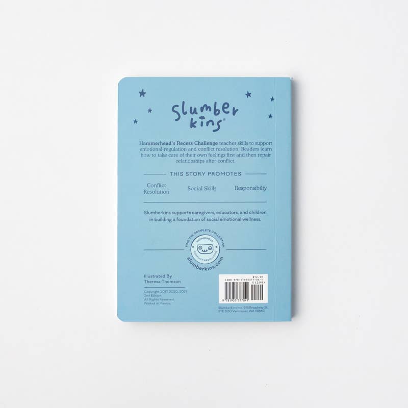 Slumberkins Inc. - Hammerhead's Conflict Resolution Plush Set - with 2 books!