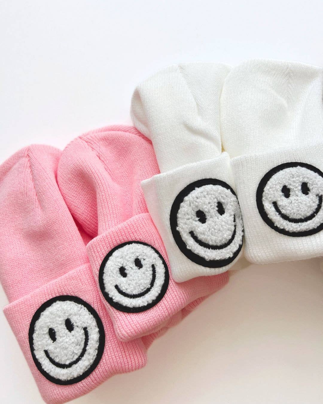 Lucky Panda Kids - Smiley Baby & Kids' Beanie | Pink