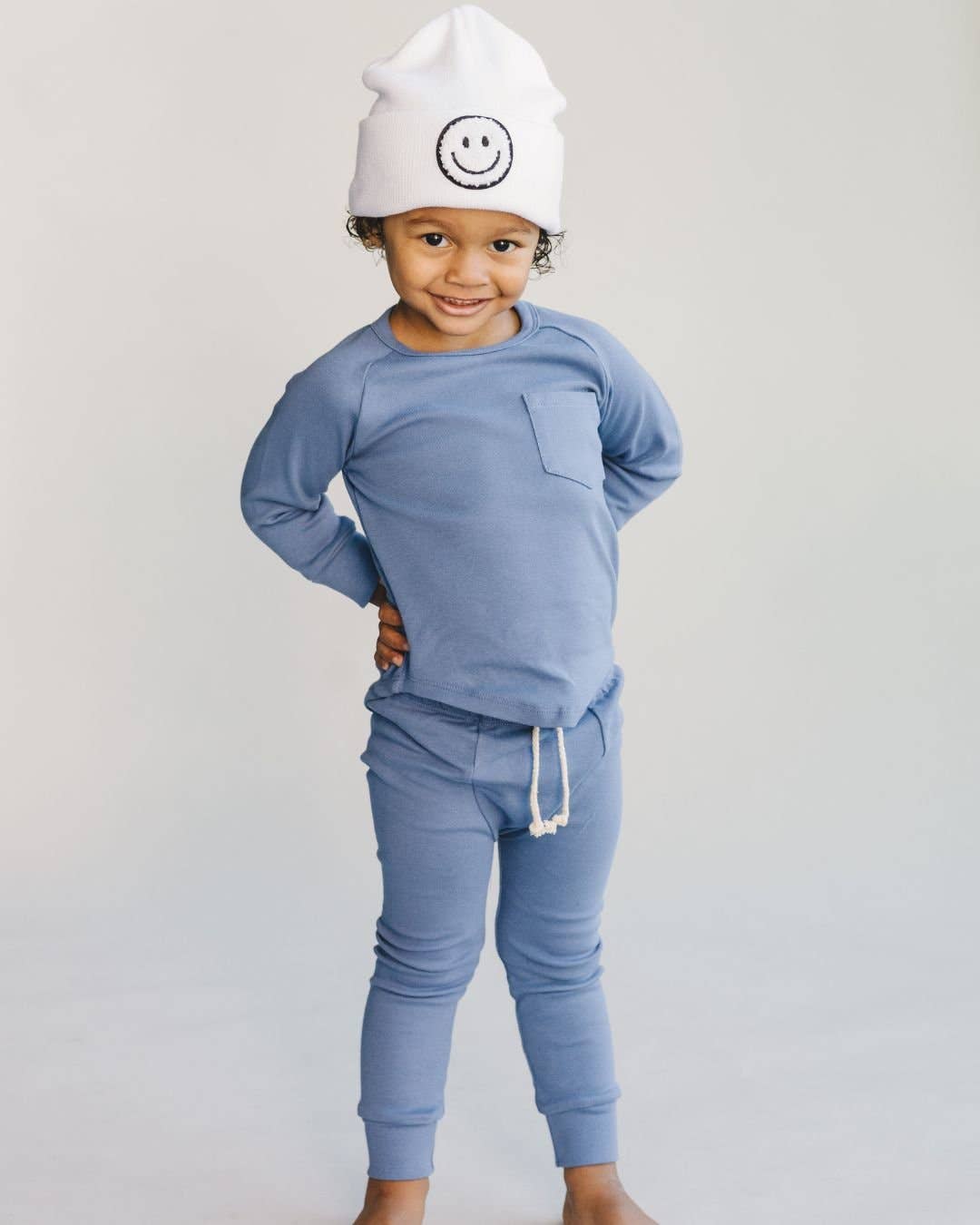 Lucky Panda Kids - Lounge Set | Ocean Blue