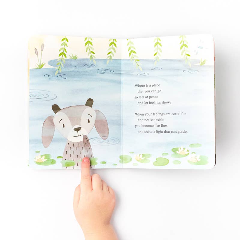 Slumberkins Inc. - Ibex's Emotional Courage Plush Set - with 2 books!