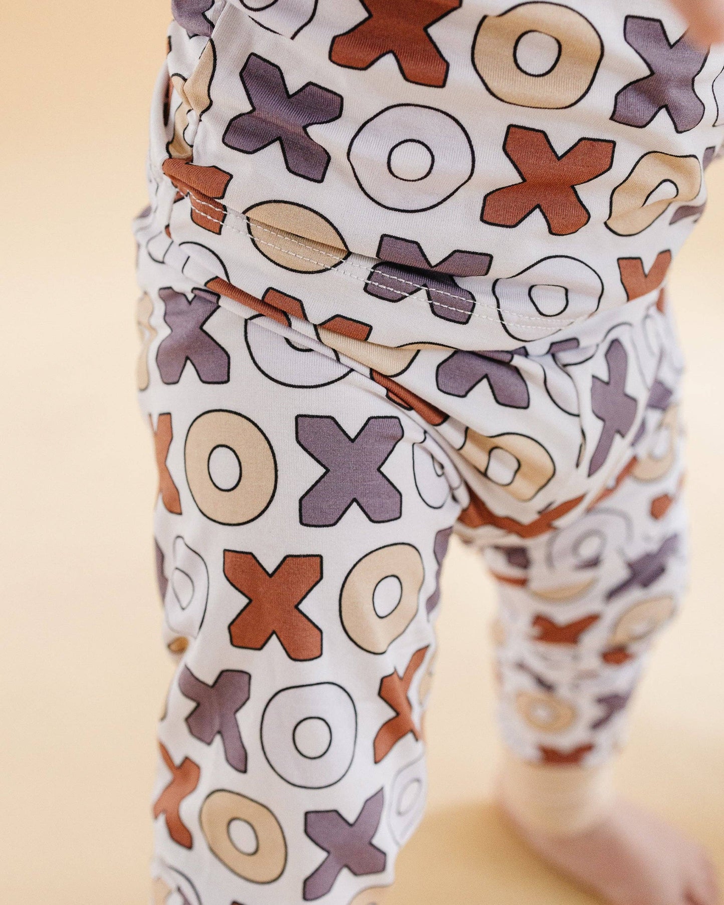 Lucky Panda Kids - Valentine's Day Kids Bamboo Pajamas Two Piece Set | Xoxo