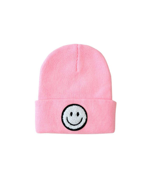 Lucky Panda Kids - Smiley Baby & Kids' Beanie | Pink