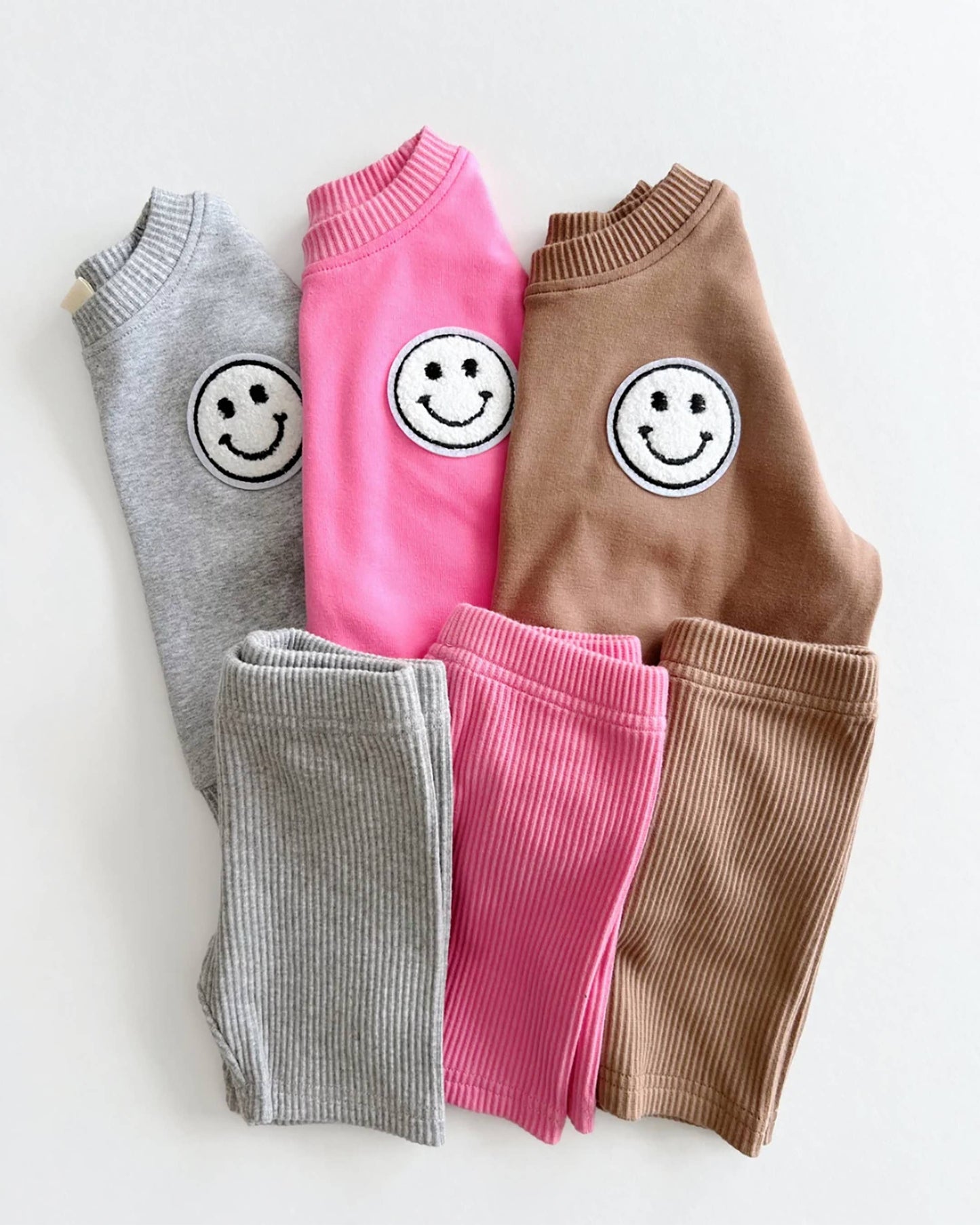 Lucky Panda Kids - Baby & Kids Biker Shorts Set | Pink