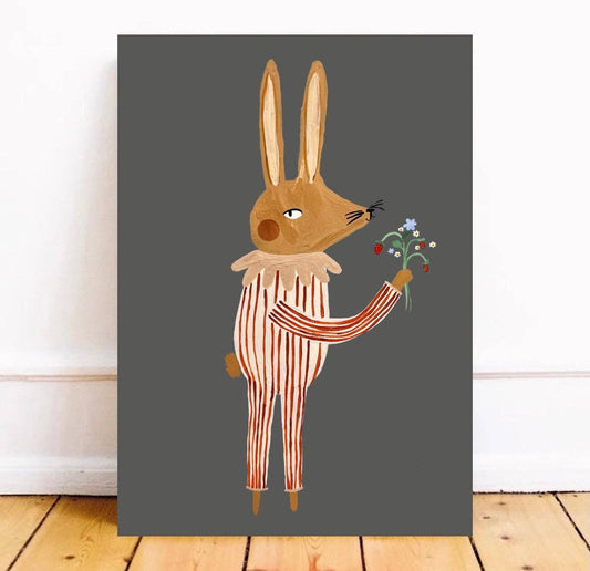 yaya studio - Spring Bunny Art Print
