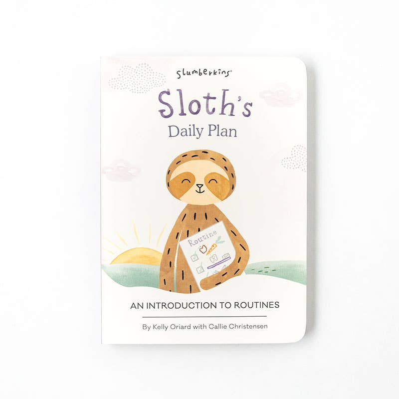 Slumberkins Inc. - Sloth's Routines Plush Set - with 2 books!