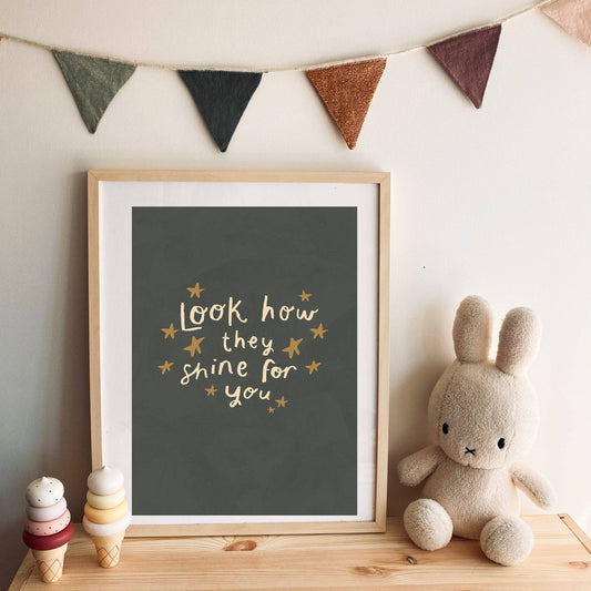 Look How They Shine for You Art Print