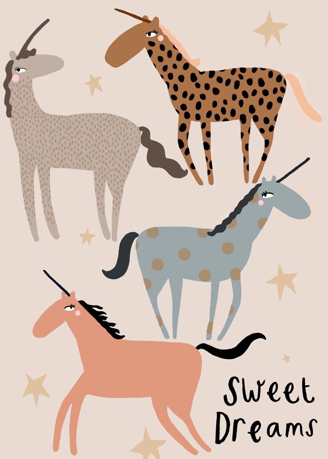 Unicorn Sweet Dreams Art Print