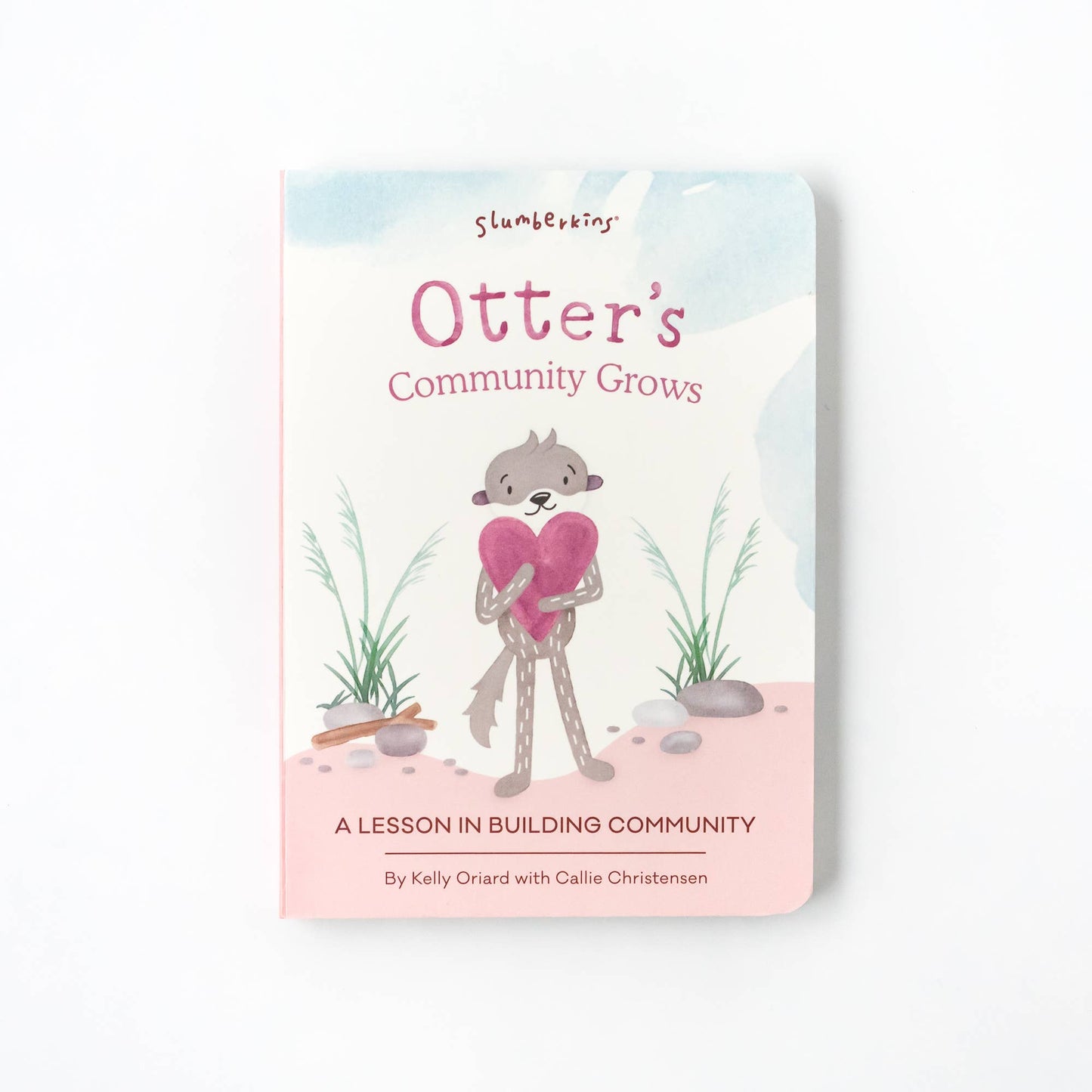 Slumberkins Inc. - Otter's Building Connections Plush Set - with 2 books!