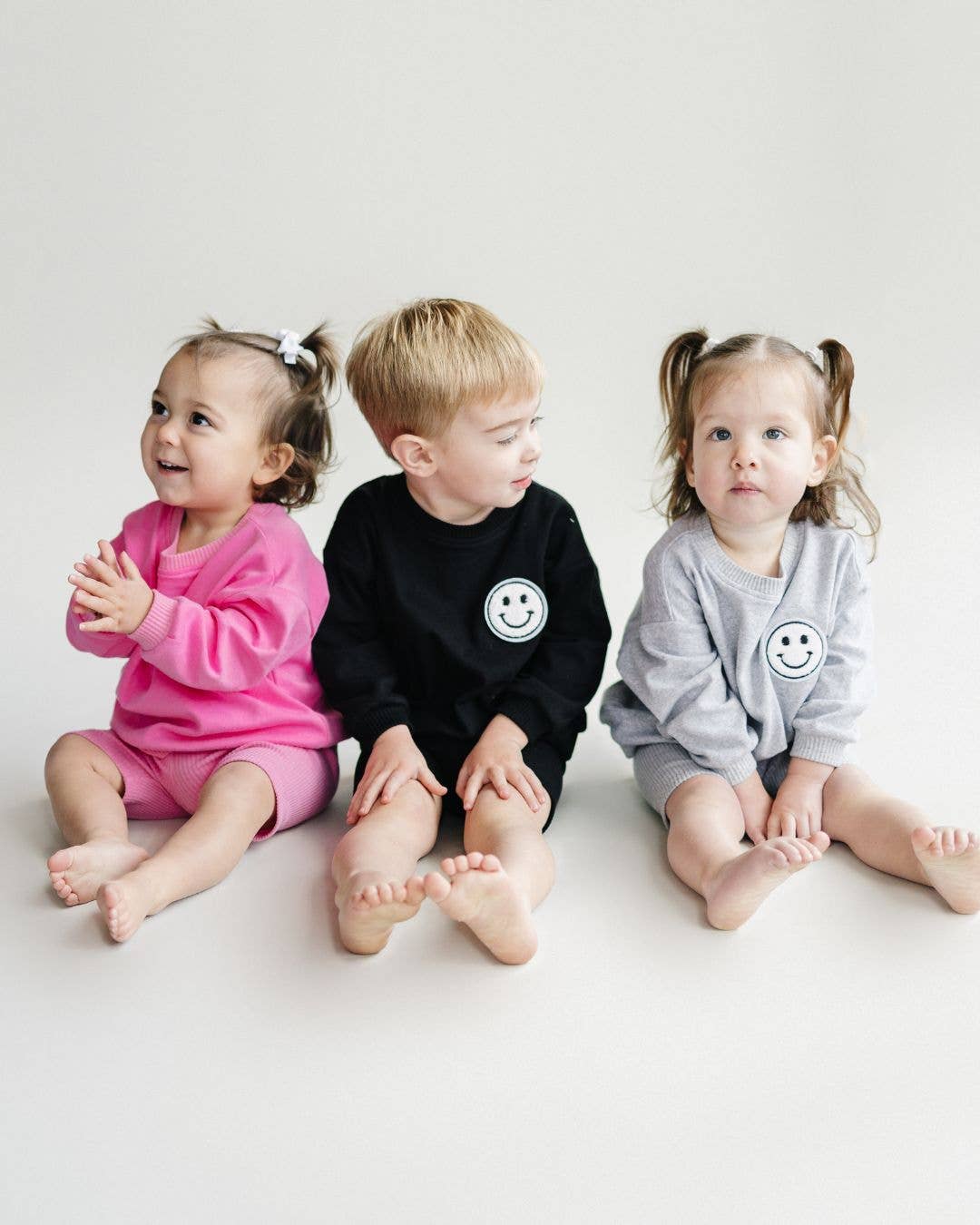 Lucky Panda Kids - Baby & Kids Biker Shorts Set | Pink