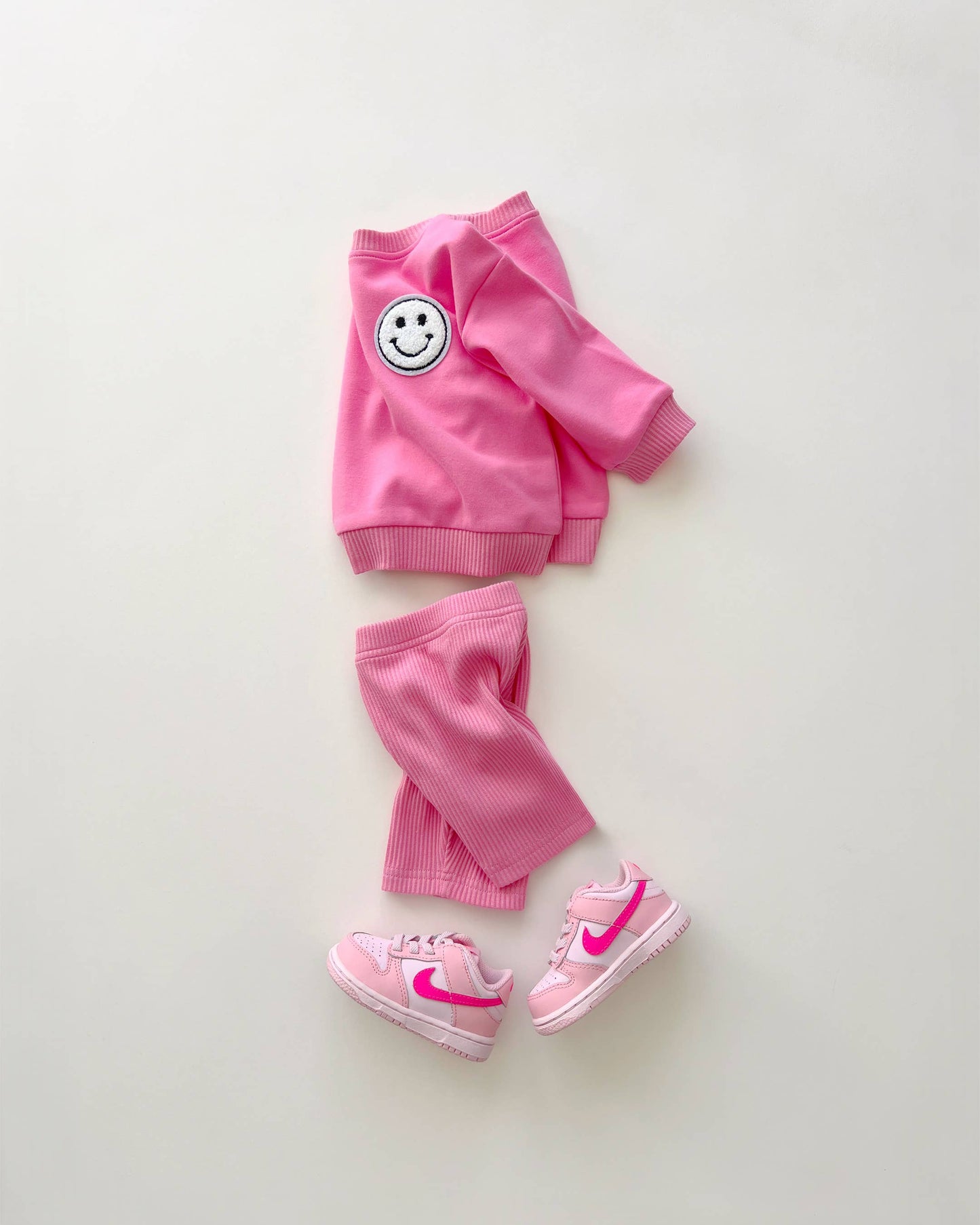 Lucky Panda Kids - Baby & Kids Biker Shorts Set | Pink