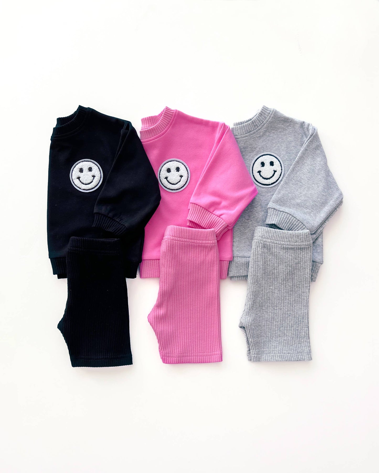 Lucky Panda Kids - Baby & Kids Biker Shorts Set | Pink