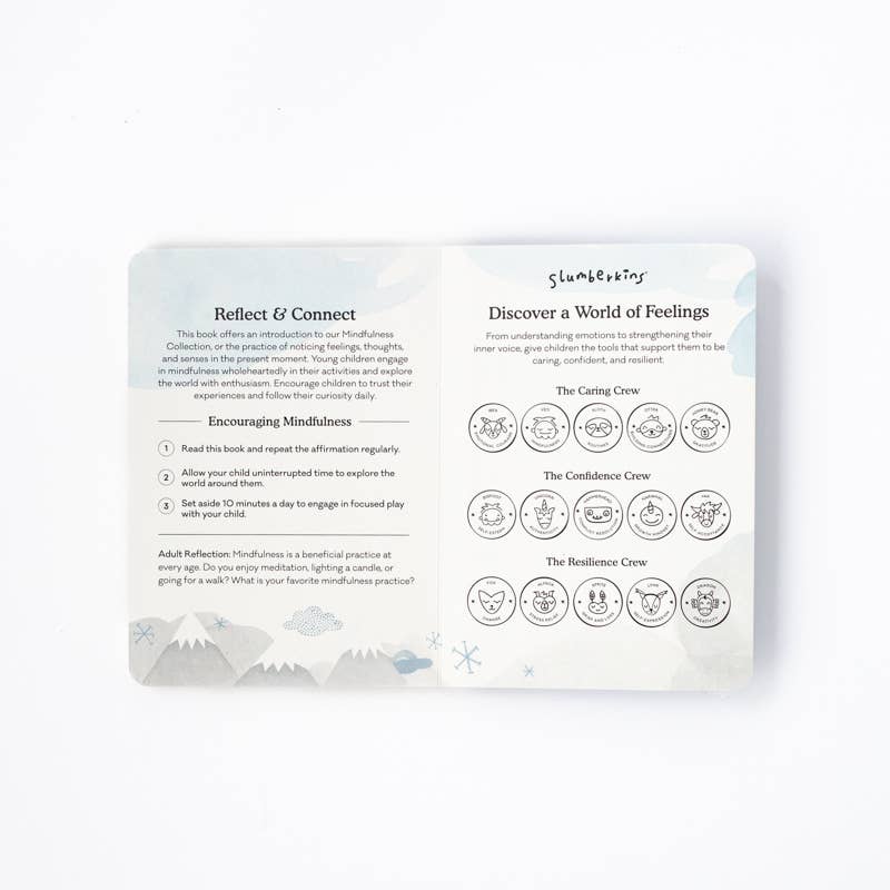 Slumberkins Inc. - Yeti's Mindfulness Plush Set - with 2 books!