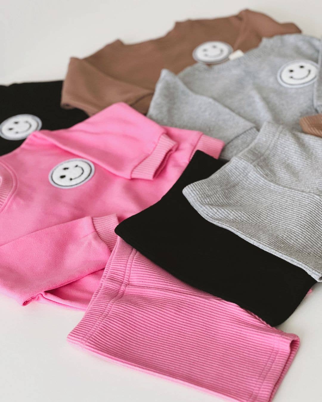 Lucky Panda Kids - Baby & Kids Biker Shorts Set | Pink